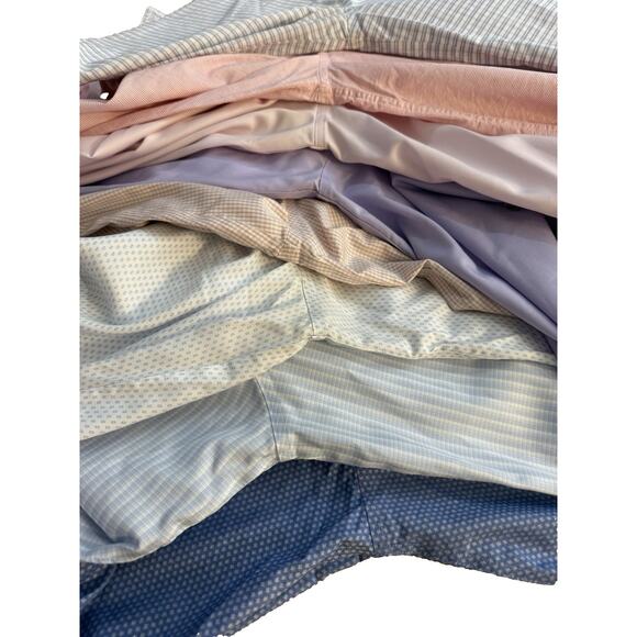 8 Calvin Klein Regular-Fit Non-Iron Dress Men's Shirt 32/33 Size /1 Slim Fit LOT - Picture 2 of 16